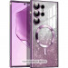 TPU чехол Delight case with Magnetic Safe с защитными линзами на камеру для Samsung Galaxy S21 FE (Фиолетовый / Deep Purple)