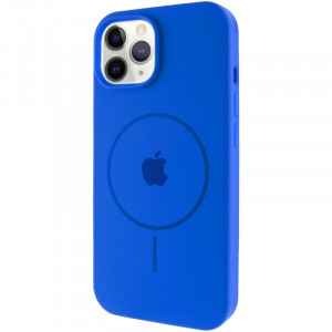 Чехол Silicone Case Full Protective (AA) with Magnetic Safe для Apple iPhone 11 Pro Max (6.5")