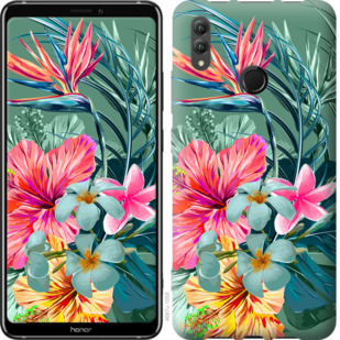 

Чехол Тропические цветы v1 для Huawei Honor Note 10 845254