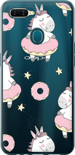 

Чехол Единорожки для Oppo A12 1624818