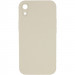 Silicone Case Square Full Camera Protective (AA) NOLOGO на Apple iPhone XR (6.1") (Бежевий / Antigue White)
