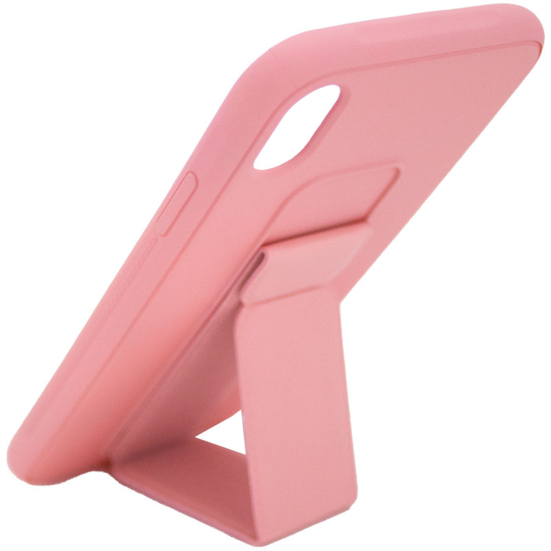 

Силіконовий чохол Hand holder для iPhone X (5.8") (Pink) 1091147