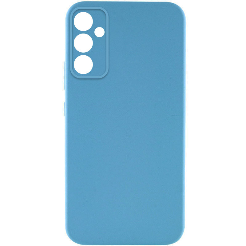 Чехол TPU GETMAN Liquid Silk Full Camera для Samsung Galaxy A36 5G (Голубой / Blue)