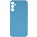 Чехол TPU GETMAN Liquid Silk Full Camera для Samsung Galaxy A36 5G (Голубой / Blue)