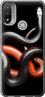 

Чехол Красно-черная змея на черном фоне для Motorola E20 1685272