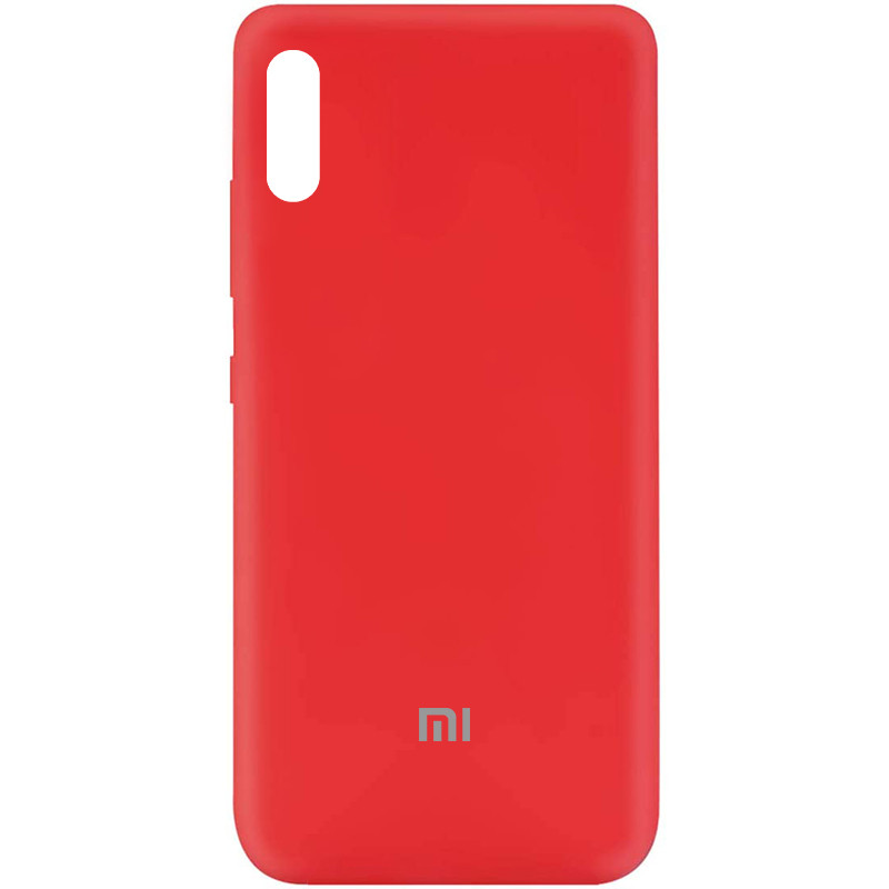 Чохол Silicone Cover My Color Full Protective (A) на Xiaomi Redmi 9A (Червоний / Red)