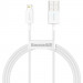 Дата кабель Baseus Superior Series Fast Charging Lightning Cable 2.4A (1m) (CALYS-A) (Белый)