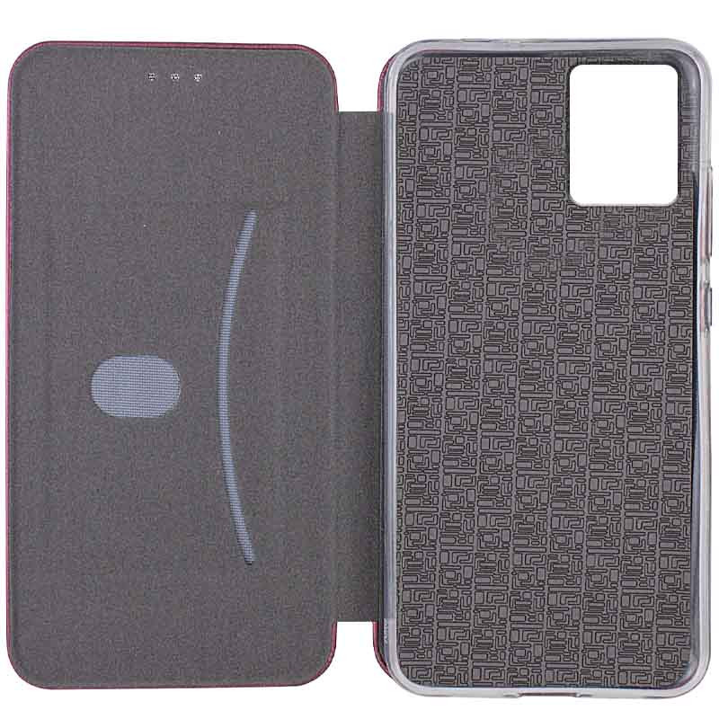 Фото Шкіряний чохол-книжка Classy на Xiaomi Redmi 12 (Бордовий) в маназині vchehle.ua