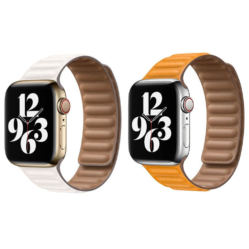 Кожаный ремешок Leather Link для Apple Watch 42/44/45/46/49mm