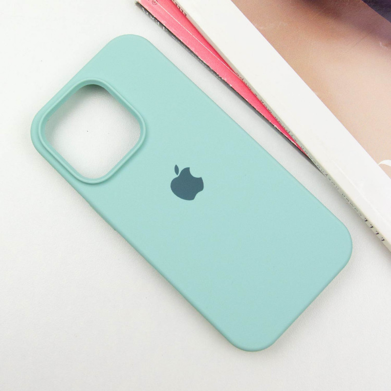 Фото Чохол Silicone Case Full Protective (AA) на Apple iPhone 15 Pro (6.1") (Бірюзовий / Beryl) на vchehle.ua