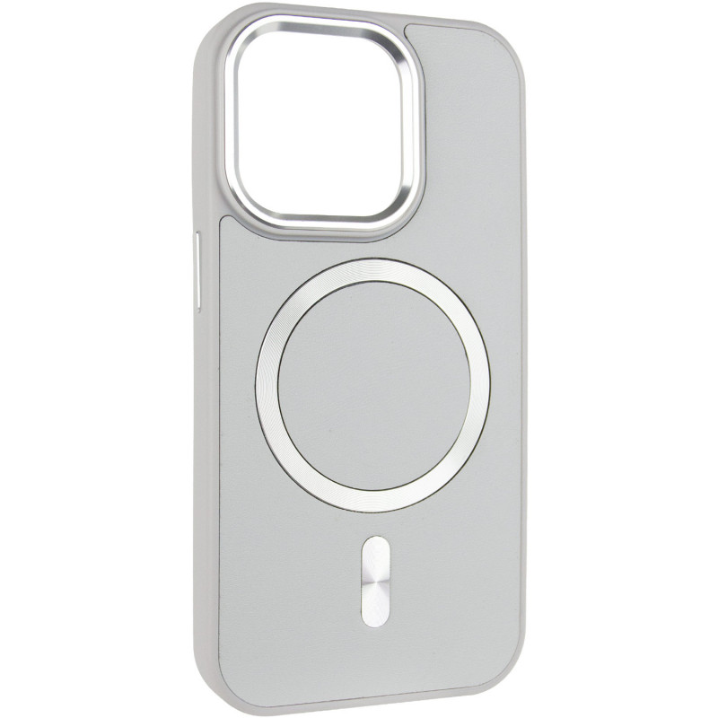Кожаный чехол SnapCase with Magnetic Safe для Apple iPhone 11 Pro Max (6.5") (Grey)
