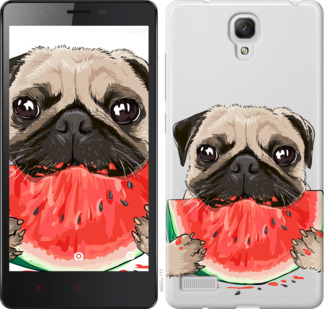 

Чохол Мопс і кавун на Xiaomi Redmi Note 843744