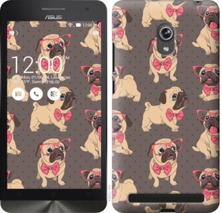 

Чехол мопсики 2 для Asus ZenFone 6 A600CG 731741