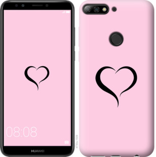 

Чехол Сердце 1 для Huawei Y7 Prime (2018) 899667