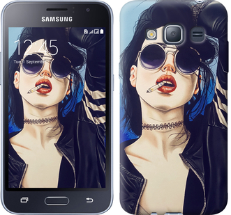 

Чехол Девушка на стиле для Samsung Galaxy J1 (2016) Duos J120H 643663