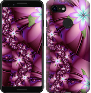 Чехол Цветочная мозаика для Google Pixel 3a