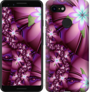 Чехол Цветочная мозаика для Google Pixel 3a