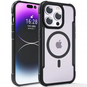 TPU+PC чехол Defense Clear with Magnetic Safe для Apple iPhone 15 Pro Max (6.7")