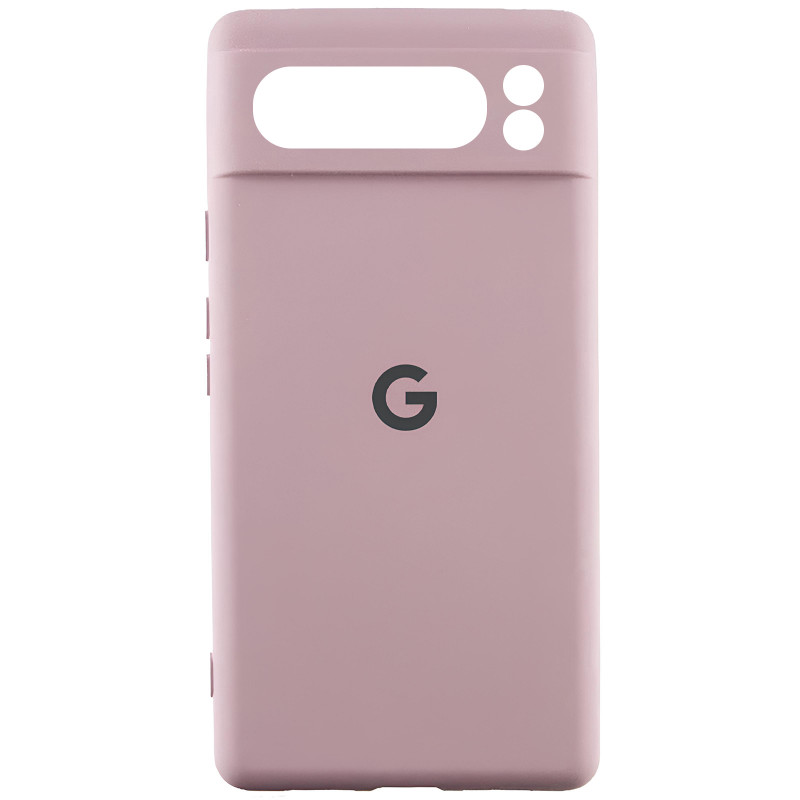 Чохол Silicone Cover Lakshmi Full Camera (AA) with logo на Google Pixel 8 Pro (Рожевий / Pink Sand)
