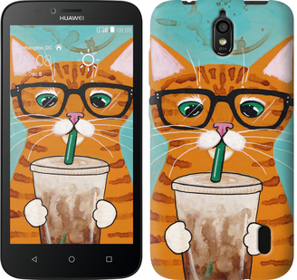 

Чехол Зеленоглазый кот в очках для Huawei Ascend Y625 625462