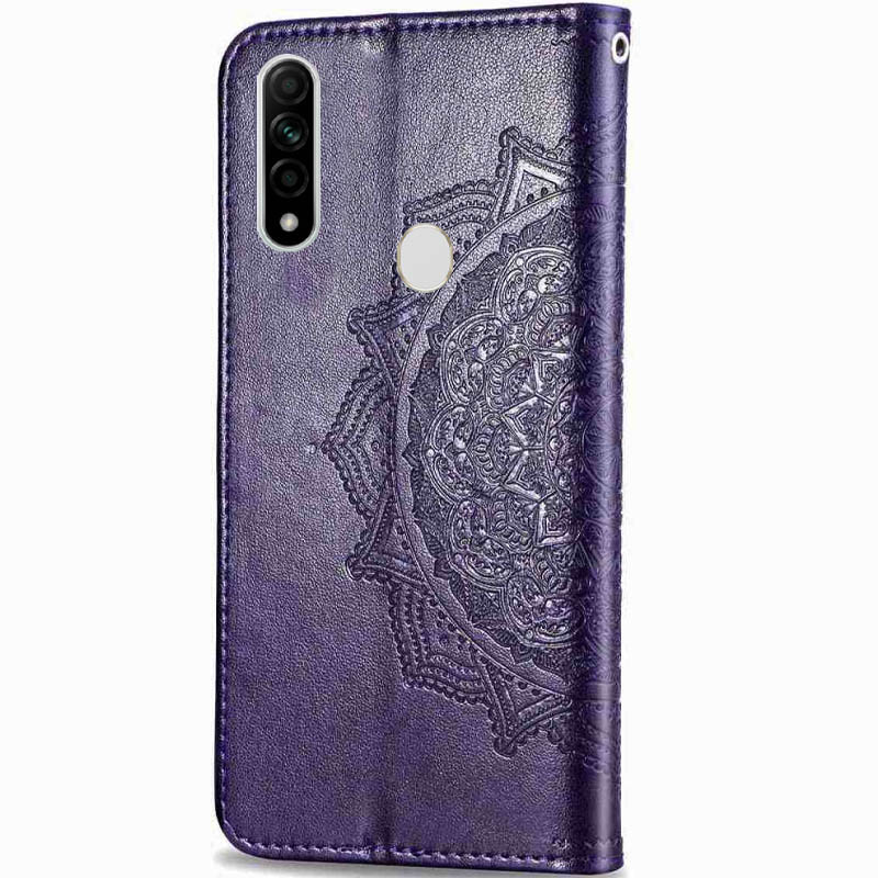 Кожаный чехол (книжка) Art Case с визитницей для Oppo A31 (Фиолетовый) в магазине vchehle.ua