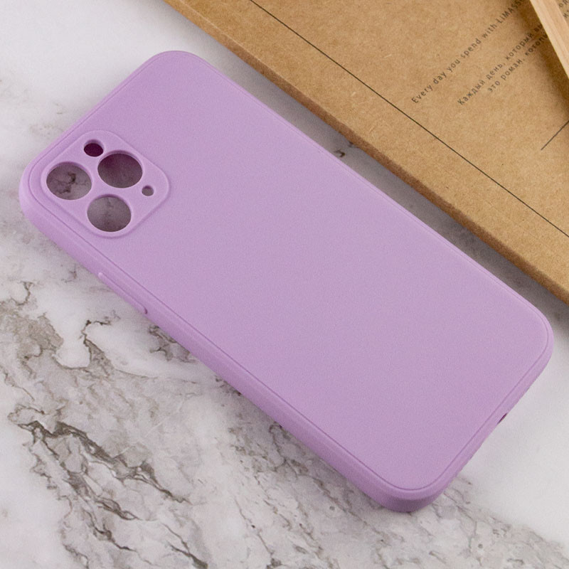 Силіконовий чохол Candy Full Camera на Apple iPhone 11 Pro Max (6.5") (Бузковий / Dasheen) в магазині vchehle.ua