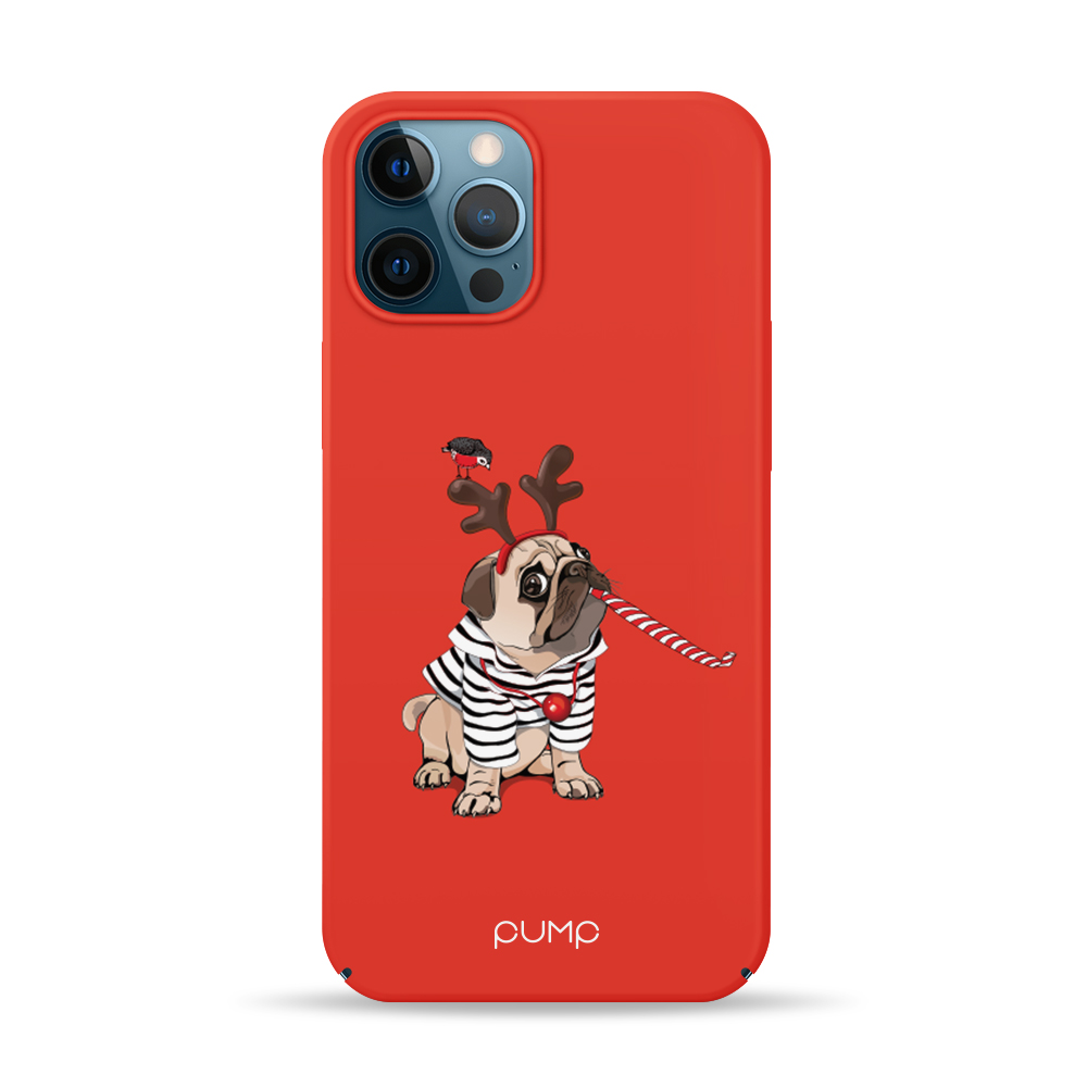 Чехол Pump Tender Touch для Apple iPhone 12 Pro Max (6.7") (Christmas Dog)
