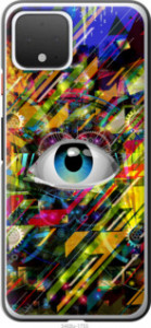 Чехол Абстрактный глаз для Google Pixel 4