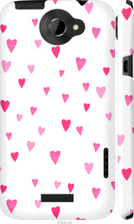 

Чехол Сердечки 2 для HTC One X+ 1030454