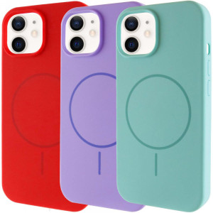 Чехол Silicone Case Full Protective (AA) NO LOGO with Magnetic Safe для Apple iPhone 11 (6.1")