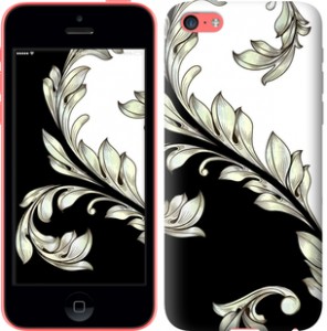 Чехол White and black 1 для iPhone 5c
