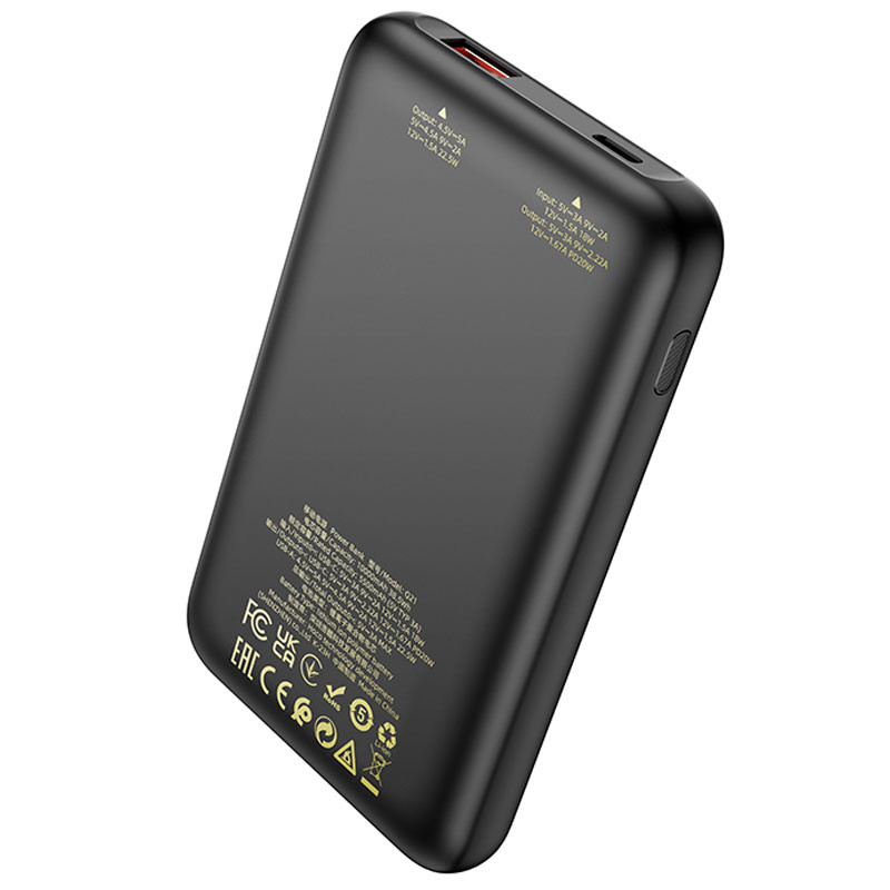 Фото Портативное ЗУ Power Bank Hoco Q21A Great 22.5W+PD20W 20000 mAh (Black) на vchehle.ua