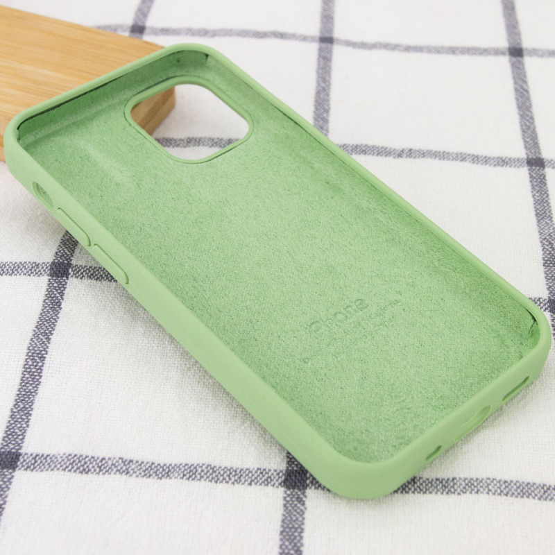 Фото Чохол Silicone Case Full Protective (AA) на Apple iPhone 15 (6.1") (М'ятний / Mint) в маназині vchehle.ua