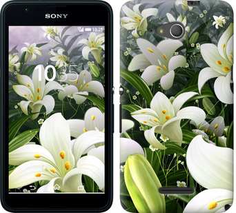 

Чехол Белые лилии для Sony Xperia E4g 245802