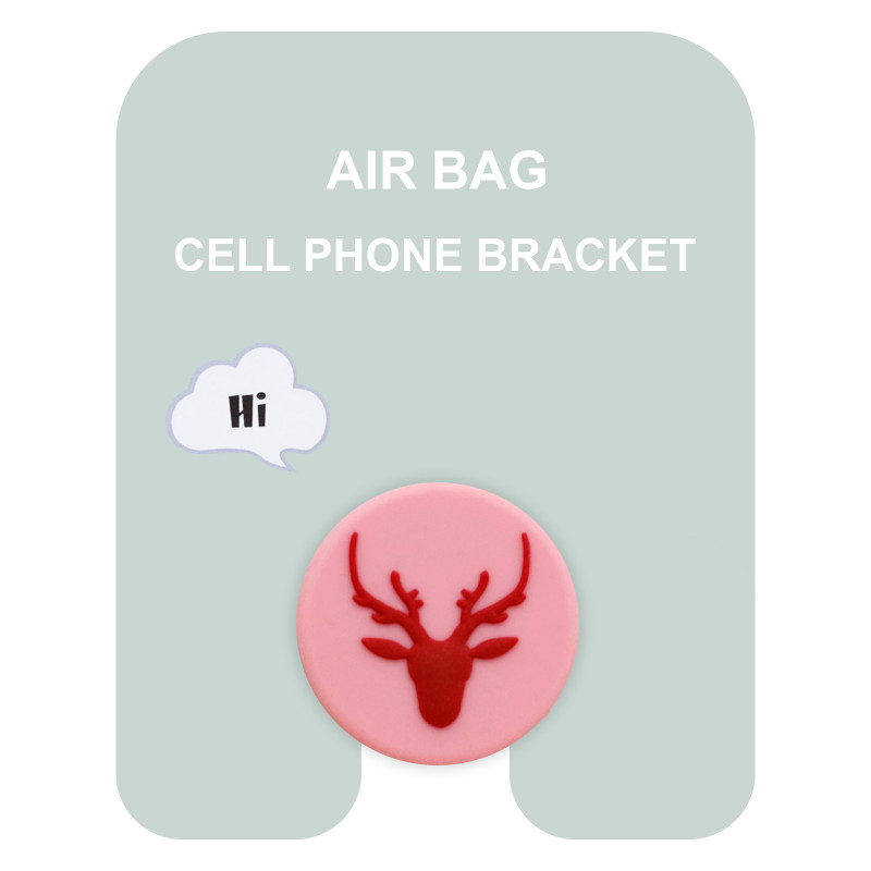 Держатель для телефона Popsocket Air Bag (Pink Elk)