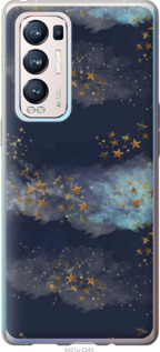 

Чохол Ночь золотые звезды для Oppo Reno5 Pro Plus 1406460