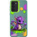 TPU+PC чохол TakiTaki Graffiti magic glow на Samsung Galaxy S23 (Baby dragon / Green)