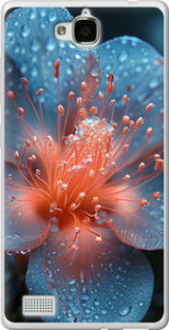 Чехол Роса на цветке для Huawei Honor 3C