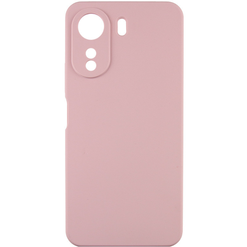 Чехол TPU GETMAN Liquid Silk Full Camera для Xiaomi Redmi 13C / Poco C65 (Розовый / Pink Sand)