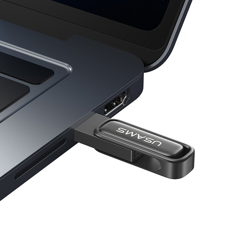 Купити Флеш накопичувач Usams US-ZB332 USB 3.0 Zinc Alloy Rotating – 64GB (Tarnish) на vchehle.ua