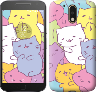 Чехол Котики для Motorola MOTO G4