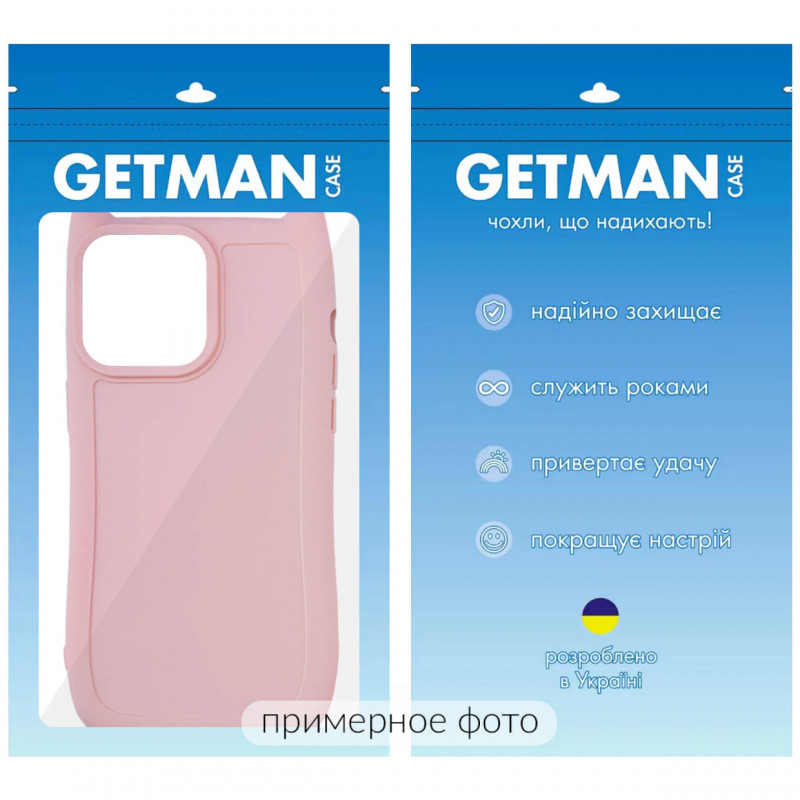 Чохол TPU GETMAN Cat with straps на Apple iPhone 16e (6.1") (Pink) в магазині vchehle.ua