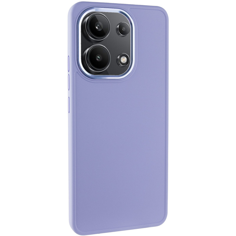 TPU чохол Bonbon Metal Style на Xiaomi Redmi Note 13 Pro 4G / Poco M6 Pro 4G (Бузковий / Dasheen)
