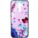 TPU+Glass чехол Diversity для Xiaomi Redmi Note 8 Pro (Stains red)