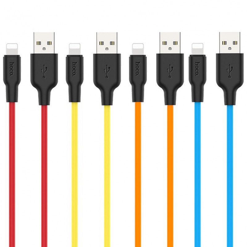 Дата кабель Hoco X21 Plus Silicone Lightning Cable (2m)