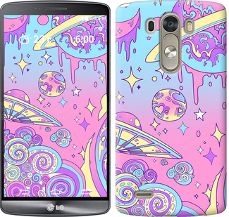 

Чехол Розовая галактика для LG D850 633400