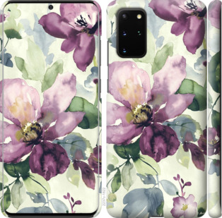 

Чохол Квіти аквареллю на Samsung Galaxy S20 Plus 878388