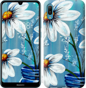 

Чехол Красивые арт-ромашки для Huawei Y6 2019 711207
