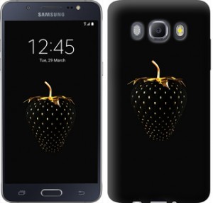 Чехол Черная клубника для Samsung Galaxy J5 (2016) J510H