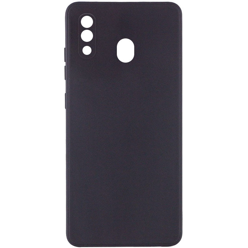 Силиконовый чехол Candy Full Camera для Samsung Galaxy A20 / A30 (Черный / Black)